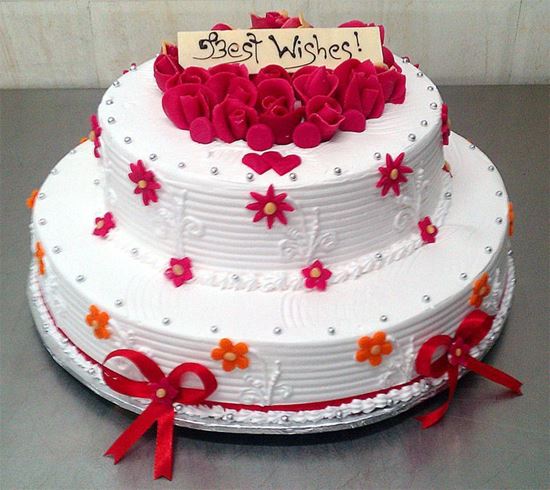 Radisson Black Forest Wedding  Cake  7 Kg Online Gift 2 