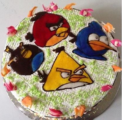 Picture of Chefs Angry Bird Topping Cake 2lb