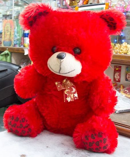teddy bear red